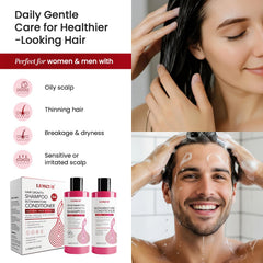 Lemcuh Gentle Conditioner bottle front view emphasizing lightweight softness.