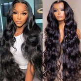 Lemoda full 13x6 lace front wig with breathable cap for comfortable wear.