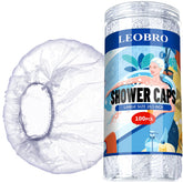 Gorra de ducha LEOBRO grande y desechable, ideal para cabello largo y grueso.