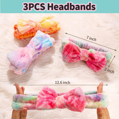 LEOBRO spa headbands in microfiber offer comfortable wear during skincare routines