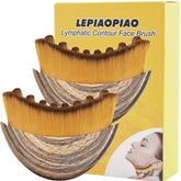 LEPIAOPIAO lymphatic contour brush pair for at-home facial drainage