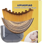 LEPIAOPIAO lymphatic contour brush for precise facial contouring and gentle lymphatic drainage.