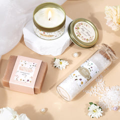 Lepiche lavender candle adds a soothing fragrance for unwinding at home.