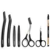LePinko Eyebrow Trimmer Kit front view, all-in-one tool for precise shaping