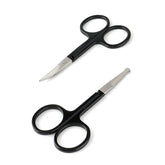 LePinko facial-hair scissors with compact design for precise trimming on the go