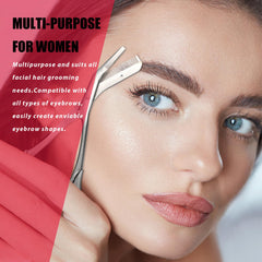 LePinko multipurpose facial hair scissors with combs for brows and more
