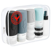 Lesnorry 17-pack travel bottles set for organized packing on the go.