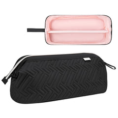 Leudes travel bag wide-opening design enables quick access to styling tools.