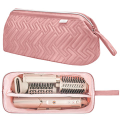 Leudes travel bag for hair tools with wide opening for quick setup