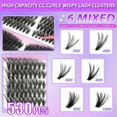 Leurforu mixed densities 30D-100D offer versatile lash customization.