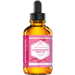 Leven Rose Aceite Granada, gota en palma para hidratar piel rápidamente