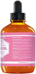 Aceite de emú Leven Rose para piel hidratada.