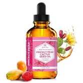 Leven Rose prickly pear seed oil bottle pour for precise hydration
