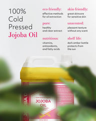 Leven Rose jojoba oil for face and body nourishment with light, non-greasy feel.
