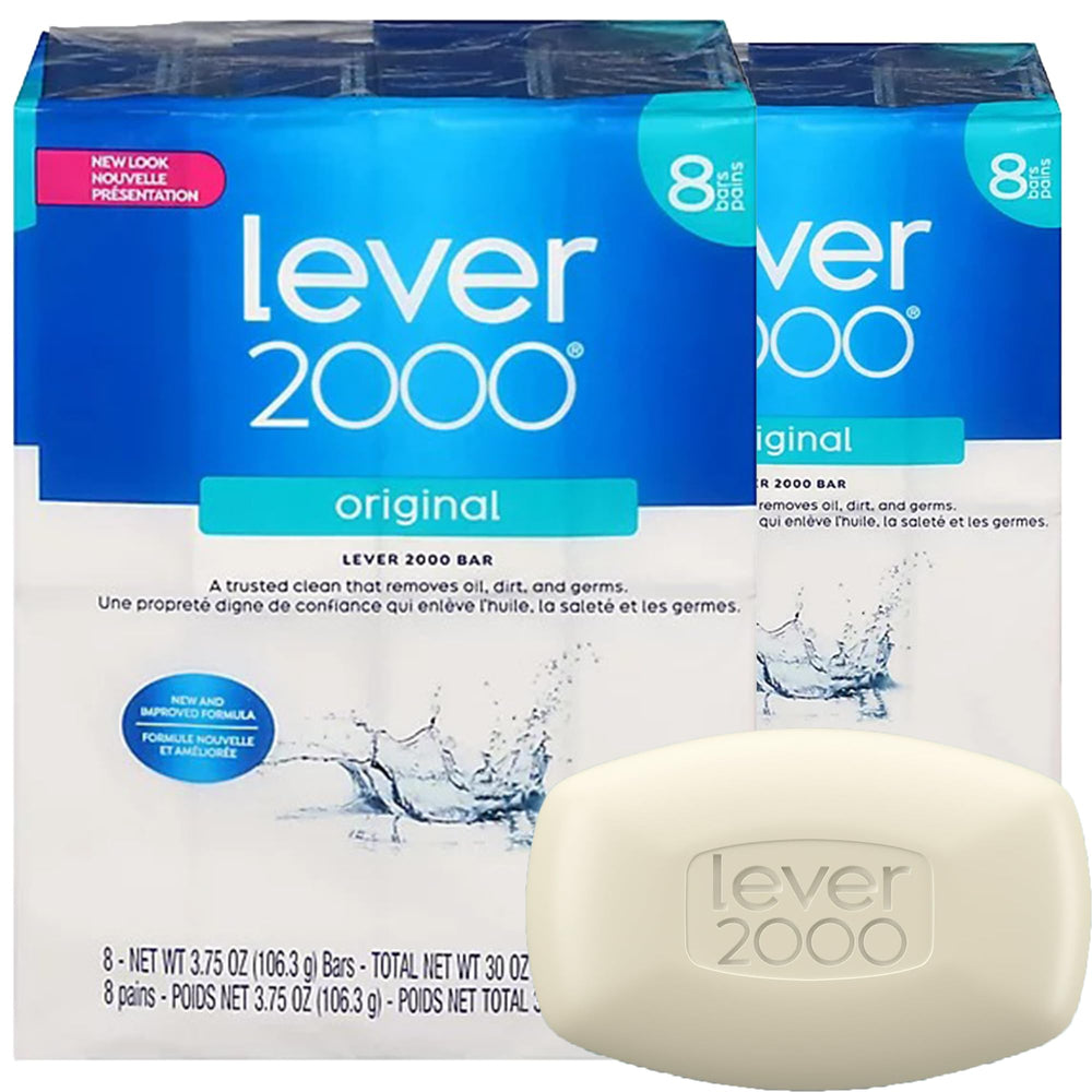 Lever 2000 Original, envase con medidas 6x5x4 para ducha diaria