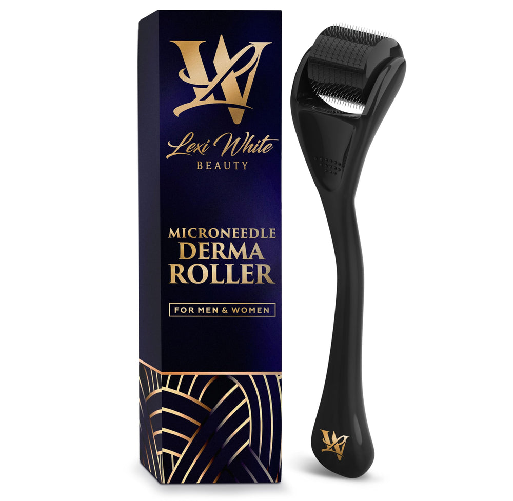 Rodillo dermaroller Lexi White Beauty para piel y rostro, mejora la textura en casa