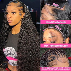 Leximi virgin Brazilian hair deep wave texture for styling