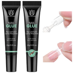 LEYKOSH Nail Glue with 10s dry application for fast manicures