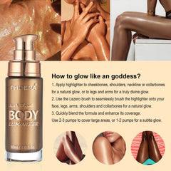 Lezero Body Shimmer Oil fragancia delicada que mejora la experiencia de uso.