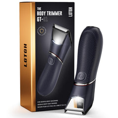 LGTGH rechargeable trimmer with mirror and LED for precise grooming in hard-to-see areas.