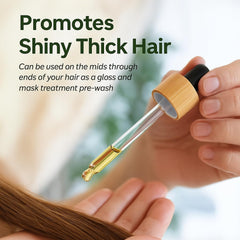 Pumpkin seed and amla oils in Lia Organics Hair Growth Oil for conditioning