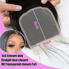 Liangya Hair closure 150% density delivers full, natural fullness