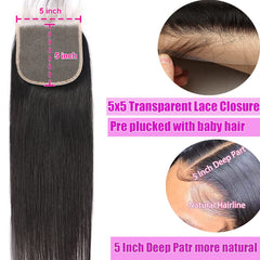 Liangya Hair virgin Remy closure baby hair aids realistic edges