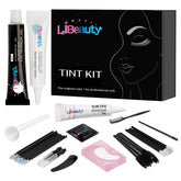 Libeauty kit coloracion pestañas negras ofrece definición rápida para un look natural cada mañana.