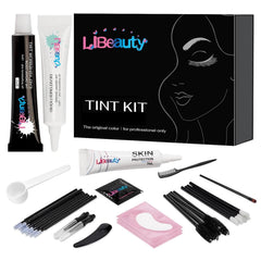 Libeauty kit coloracion pestañas negras ofrece definición rápida para un look natural cada mañana.