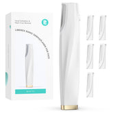Liberex Sonic Dermaplaning Tool front view for at-home exfoliation and peach fuzz removal