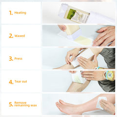 Liddy Dance Hair removal on leg close-up showing uniform application