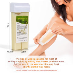 Liddy Dance Milk Roll-On Wax refill roller applying wax for smooth legs and arms