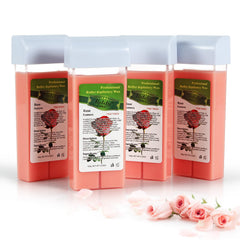 Liddy Dance rose roll-on wax cartridges four pack for at home waxing