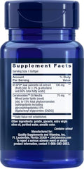 Life Extension Hair Growth, cápsulas, etiqueta clara con beneficios para el cabello.
