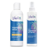 LIFE-FLO Loción magnesio: embalaje práctico para uso diario y cuidado de la piel.