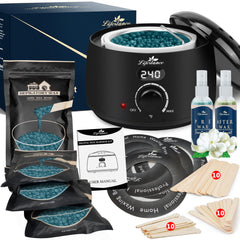 Lifestance L2 wax warmer with LED display for precise heating during at-home waxing.