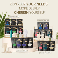 Lifestance jasmine beads image highlights fragrance and smoother at-home waxing.