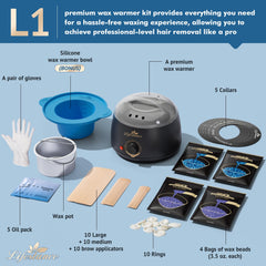 Lifestance wax warmer shown as central unit for even heating.