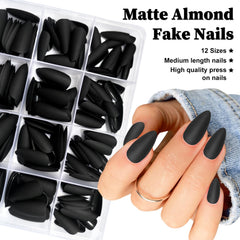 Lifextol uñas almendra, variedad de tallas para ajuste cómodo.