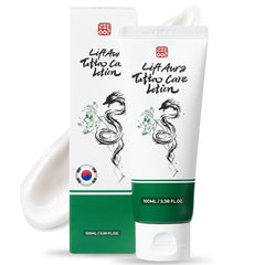 LiftAura: tubo de cuidado de tatuajes, aplicación rápida y suave para confort diario.
