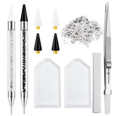 Light Rain rhinestone picker tool dual-head pen for precise nail art placement