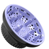 LIGOLIG universal portable diffuser on a black-purple unit boosts curl definition.