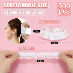 LIIAFUO ear covers protect ears during hair dye and chemical treatments.