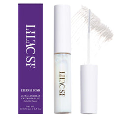 Lilac St Eternal Bond lash glue tube with quick-dry formula for secure, invisible hold.