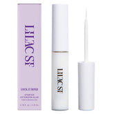 Lilac St Lock-It-Bond Clear bottle showing waterproof lash glue for beginners.