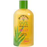 Lily Of The Desert Gelly Moisturizer, textura suave en la mano para hidratación suave