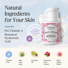 LilyAna Naturals cream texture reveals light, featherweight coverage.