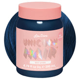 Lime Crime Blue Smoke packaging highlights vegan, damage-free color for home use.
