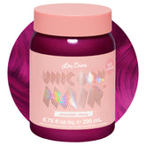 Lime Crime Unicorn Hair Dye Chocolate Cherry bottle for vibrant burgundy color.