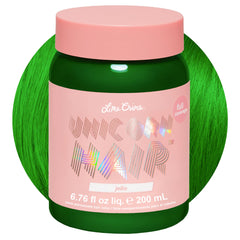 Lime Crime Unicorn Hair Dye Jello bottle pour for easy at-home application